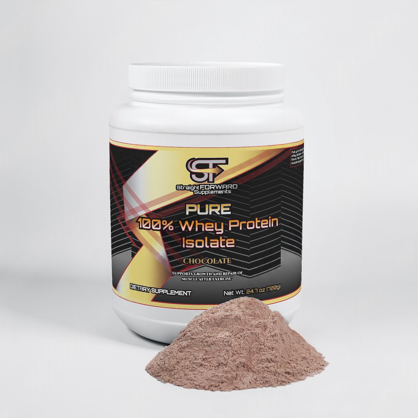 Pure 100% Whey Protein Isolate (Chocolate) 700g