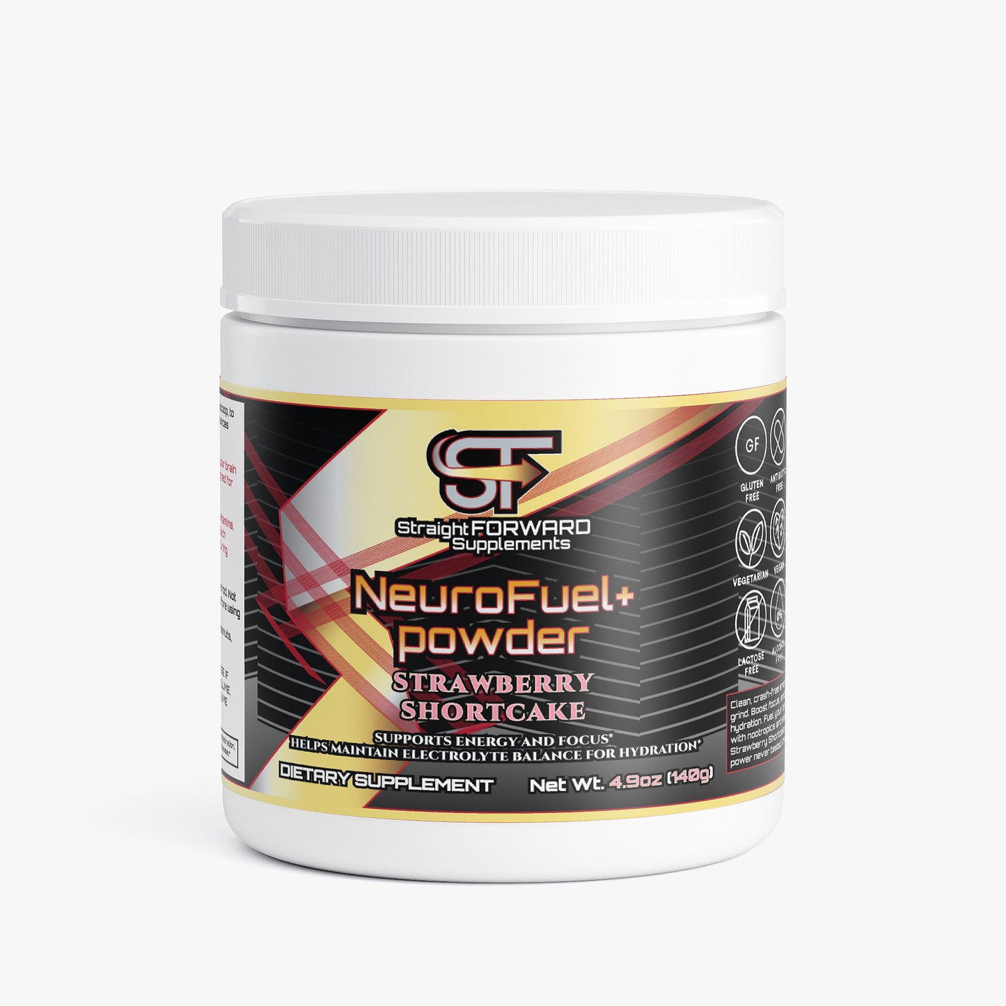 NeuroFuel+ Powder (Strawberry Shortcake) 140g
