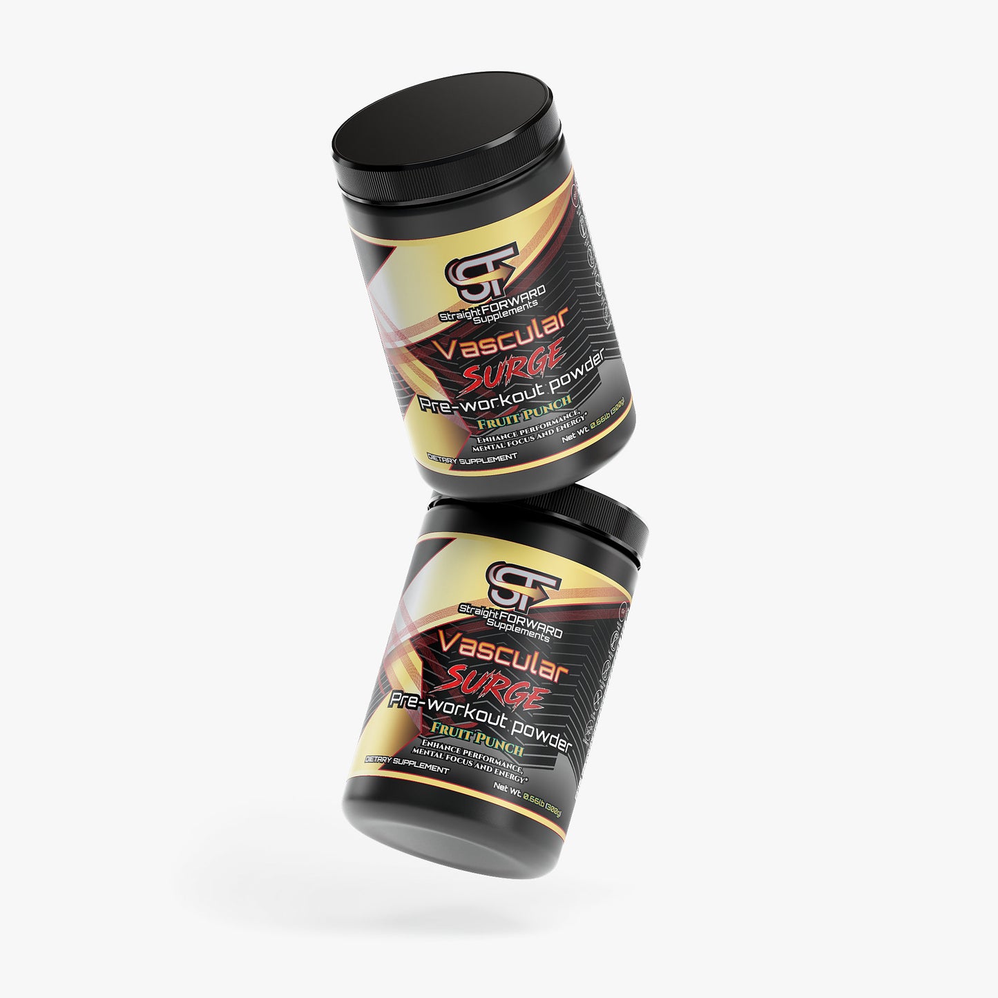 Vascular Surge Pre-Workout Powder (Fruit Punch) 300g