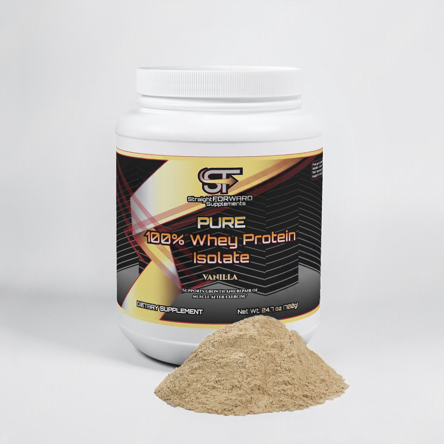 Pure 100% Whey Protein Isolate (Vanilla) 700g