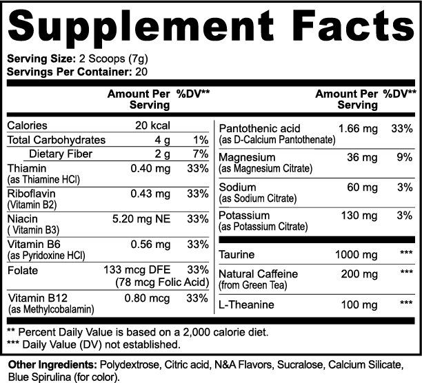 NeuroFuel+ Powder (Cotton Candy) 140g