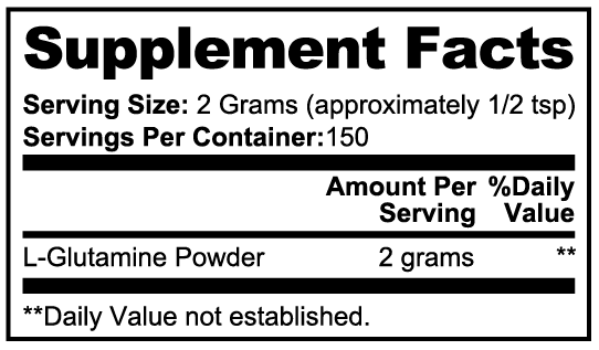 L-Glutamine Powder 300g