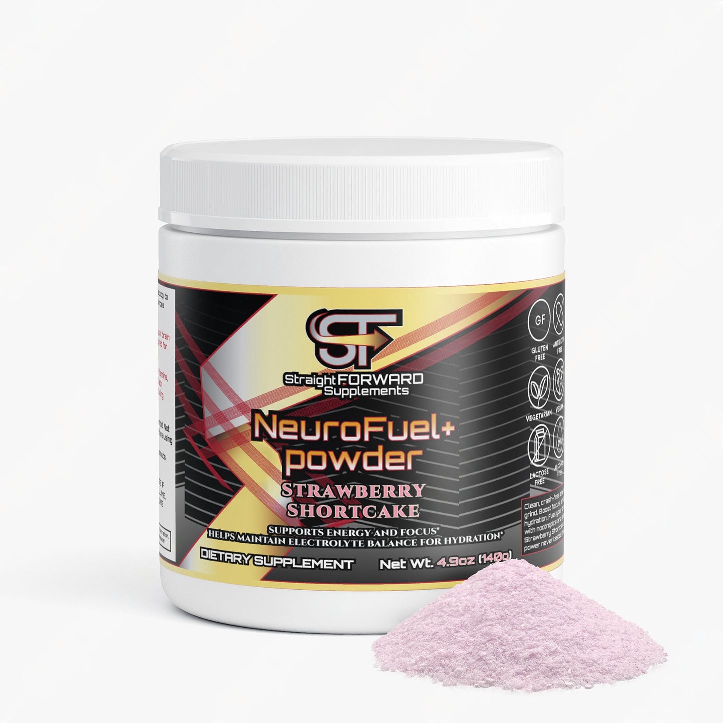 NeuroFuel+ Powder (Strawberry Shortcake) 140g