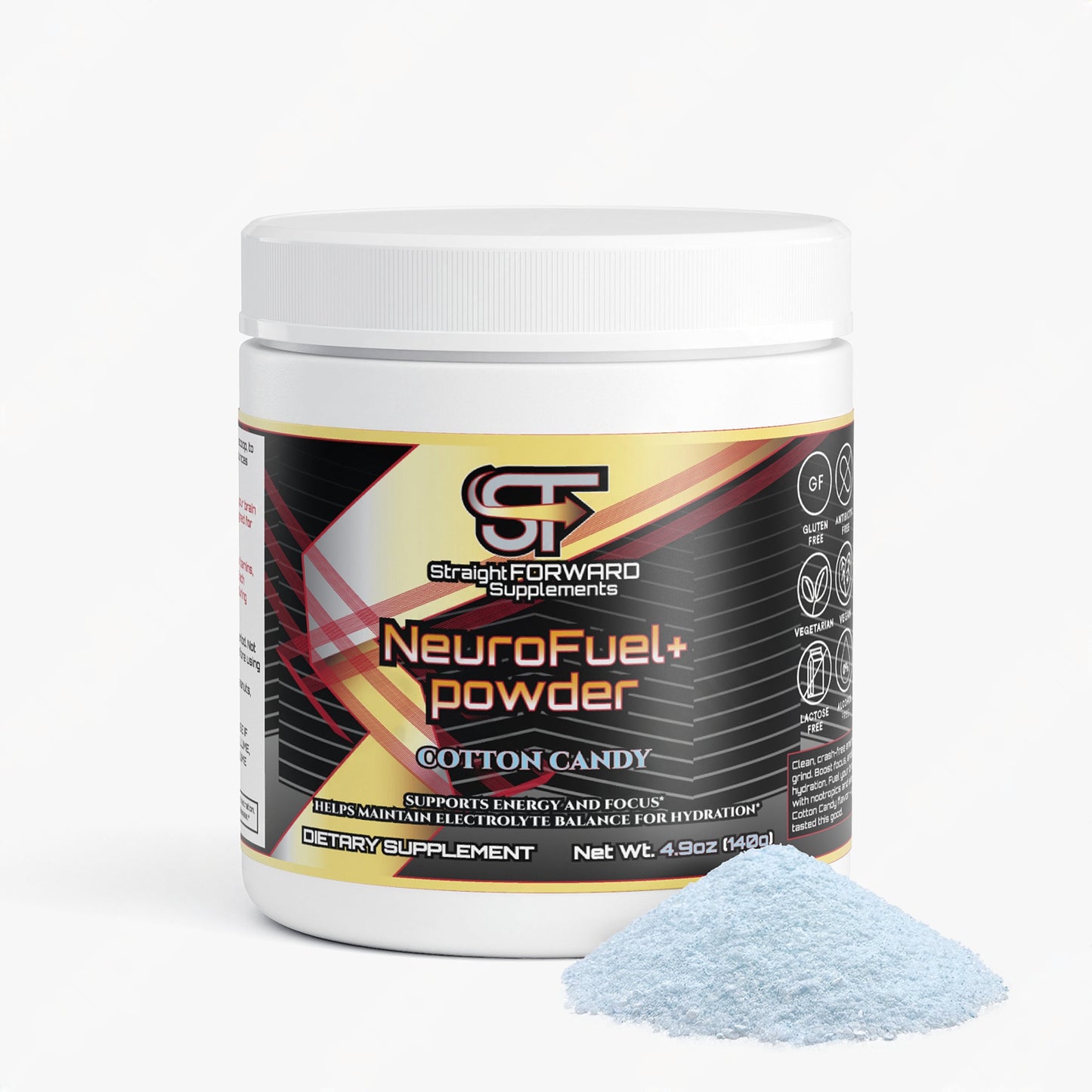 NeuroFuel+ Powder (Cotton Candy) 140g